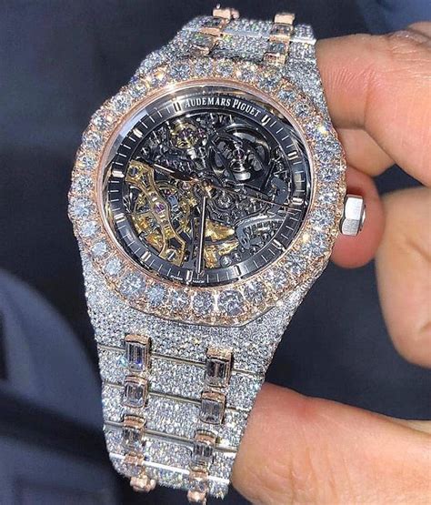 iced out ap replica|ap skeleton watch iced out.